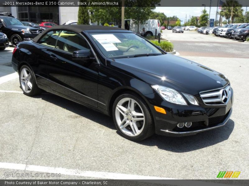 Black / Almond/Mocha 2011 Mercedes-Benz E 350 Cabriolet