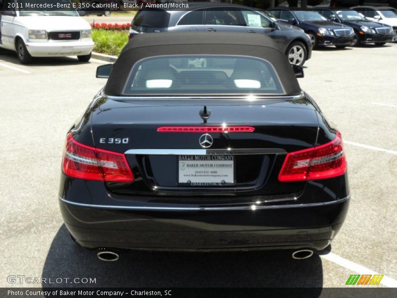 Black / Almond/Mocha 2011 Mercedes-Benz E 350 Cabriolet