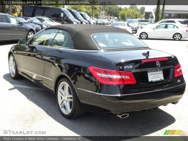 Black / Almond/Mocha 2011 Mercedes-Benz E 350 Cabriolet