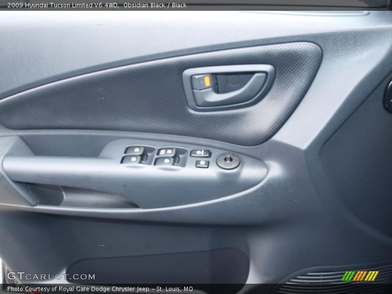 Obsidian Black / Black 2009 Hyundai Tucson Limited V6 4WD