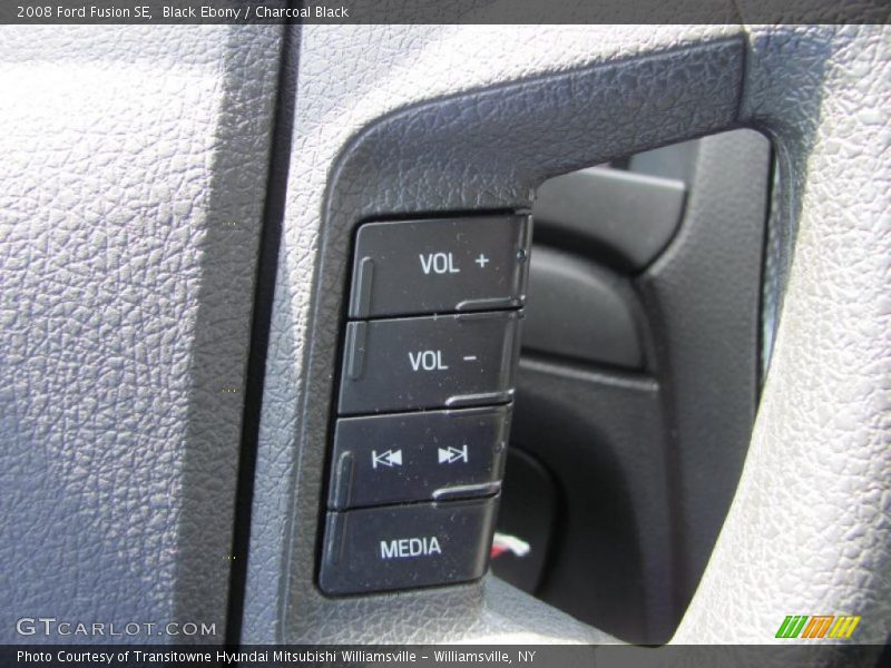 Black Ebony / Charcoal Black 2008 Ford Fusion SE