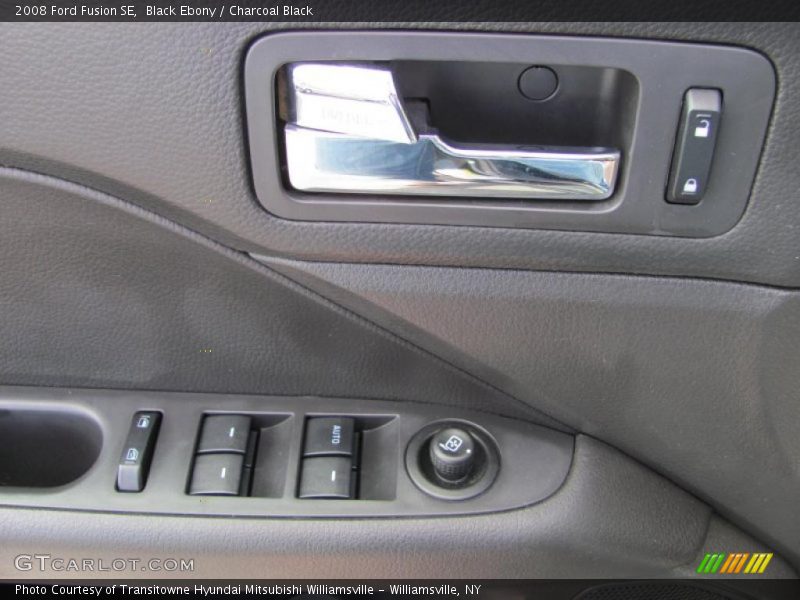 Black Ebony / Charcoal Black 2008 Ford Fusion SE
