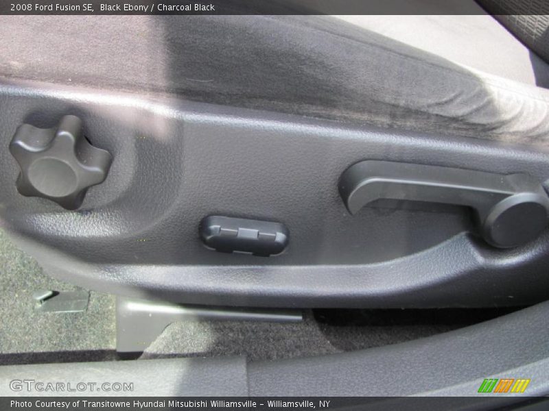 Black Ebony / Charcoal Black 2008 Ford Fusion SE