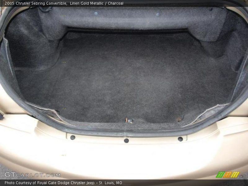Linen Gold Metallic / Charcoal 2005 Chrysler Sebring Convertible