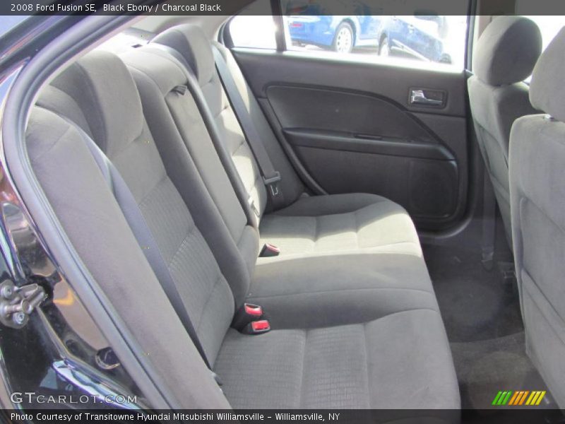 Black Ebony / Charcoal Black 2008 Ford Fusion SE