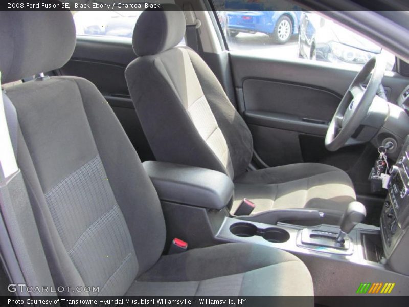 Black Ebony / Charcoal Black 2008 Ford Fusion SE