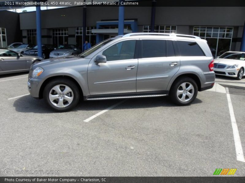 Palladium Silver Metallic / Cashmere 2011 Mercedes-Benz GL 450 4Matic