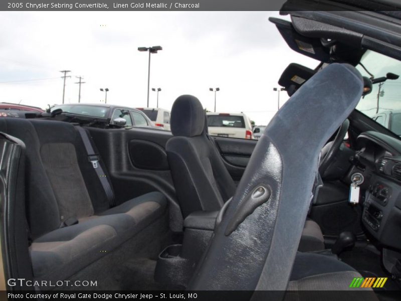 Linen Gold Metallic / Charcoal 2005 Chrysler Sebring Convertible