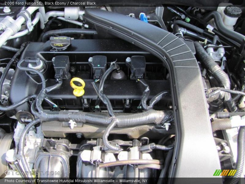 Black Ebony / Charcoal Black 2008 Ford Fusion SE