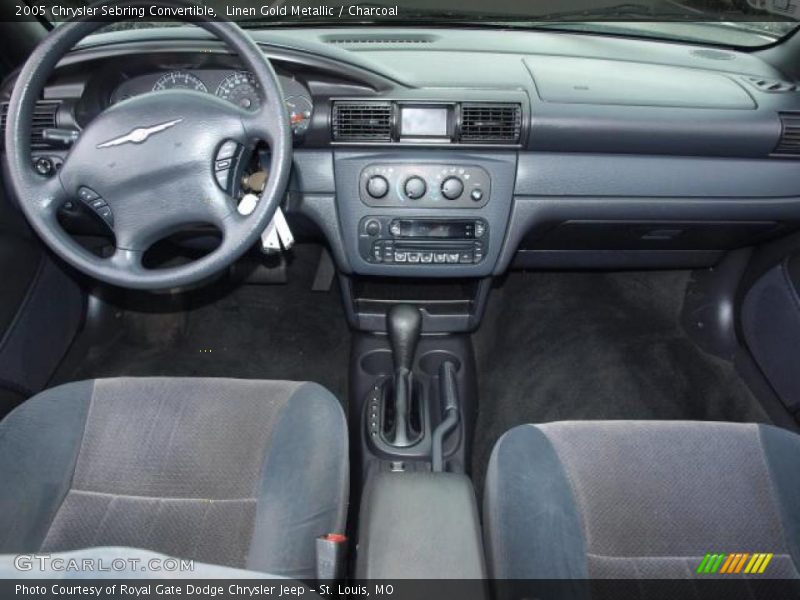 Linen Gold Metallic / Charcoal 2005 Chrysler Sebring Convertible