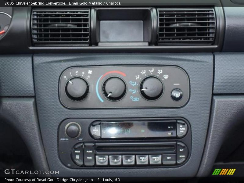 Linen Gold Metallic / Charcoal 2005 Chrysler Sebring Convertible