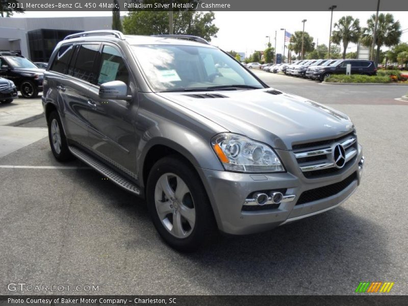 Palladium Silver Metallic / Cashmere 2011 Mercedes-Benz GL 450 4Matic