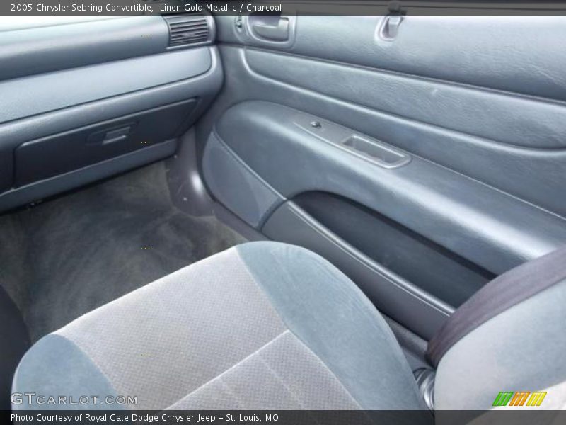 Linen Gold Metallic / Charcoal 2005 Chrysler Sebring Convertible