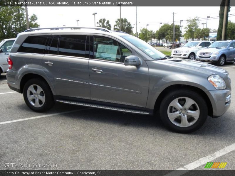 Palladium Silver Metallic / Cashmere 2011 Mercedes-Benz GL 450 4Matic