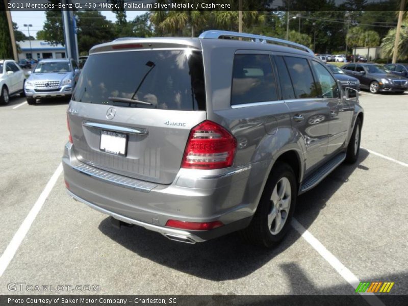 Palladium Silver Metallic / Cashmere 2011 Mercedes-Benz GL 450 4Matic
