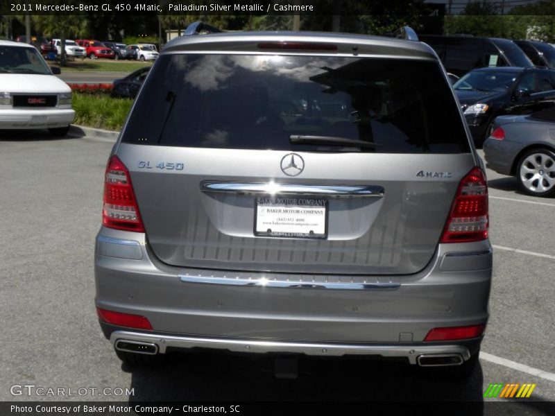Palladium Silver Metallic / Cashmere 2011 Mercedes-Benz GL 450 4Matic