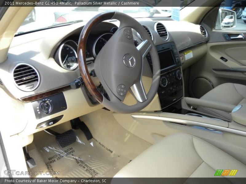 Palladium Silver Metallic / Cashmere 2011 Mercedes-Benz GL 450 4Matic