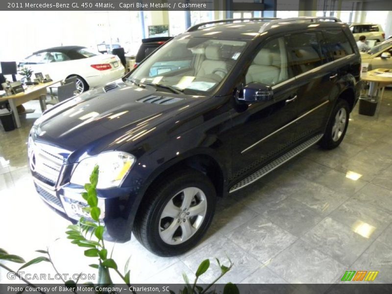 Capri Blue Metallic / Cashmere 2011 Mercedes-Benz GL 450 4Matic
