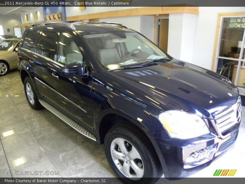 Capri Blue Metallic / Cashmere 2011 Mercedes-Benz GL 450 4Matic