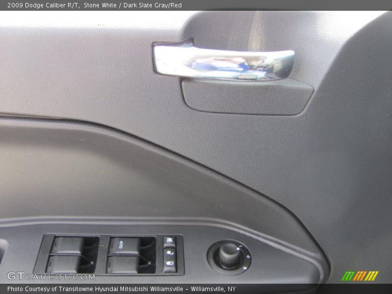Stone White / Dark Slate Gray/Red 2009 Dodge Caliber R/T