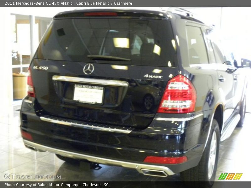 Capri Blue Metallic / Cashmere 2011 Mercedes-Benz GL 450 4Matic