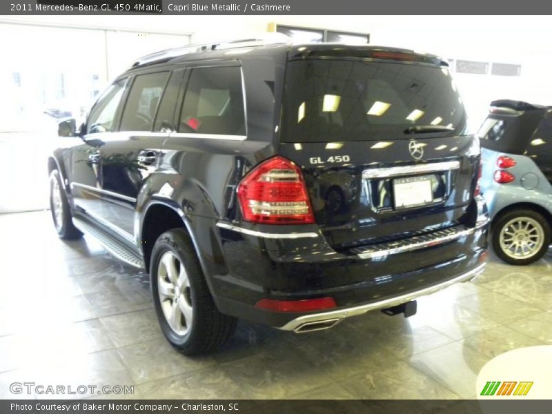 Capri Blue Metallic / Cashmere 2011 Mercedes-Benz GL 450 4Matic