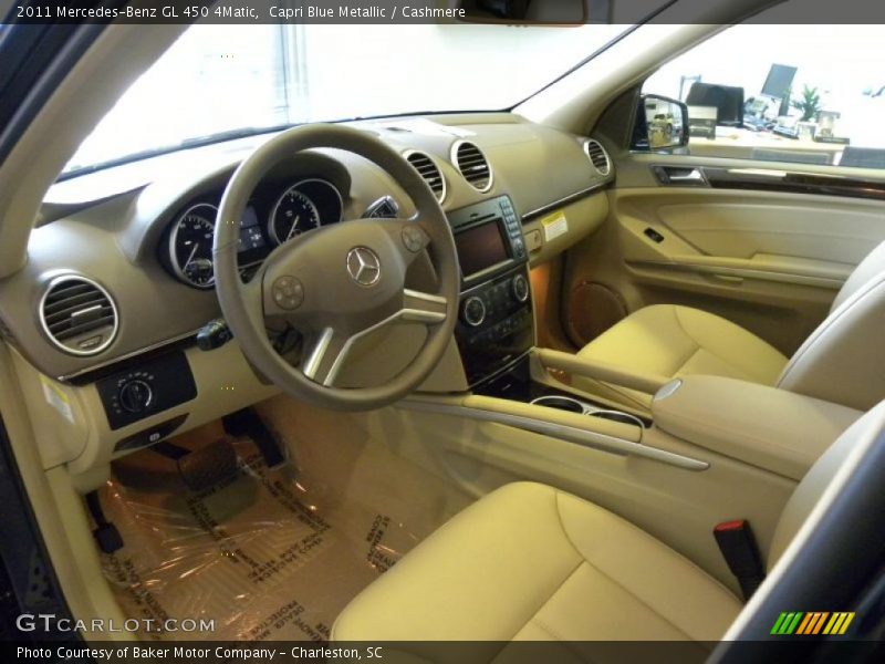 Capri Blue Metallic / Cashmere 2011 Mercedes-Benz GL 450 4Matic
