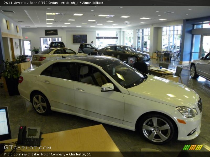 Arctic White / Almond/Black 2011 Mercedes-Benz E 350 Sedan