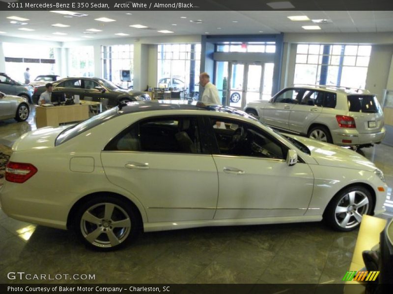 Arctic White / Almond/Black 2011 Mercedes-Benz E 350 Sedan