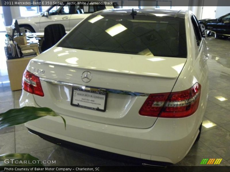 Arctic White / Almond/Black 2011 Mercedes-Benz E 350 Sedan
