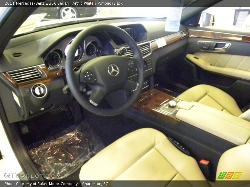 Arctic White / Almond/Black 2011 Mercedes-Benz E 350 Sedan