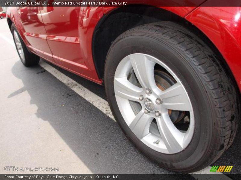 Inferno Red Crystal Pearl / Dark Slate Gray 2010 Dodge Caliber SXT