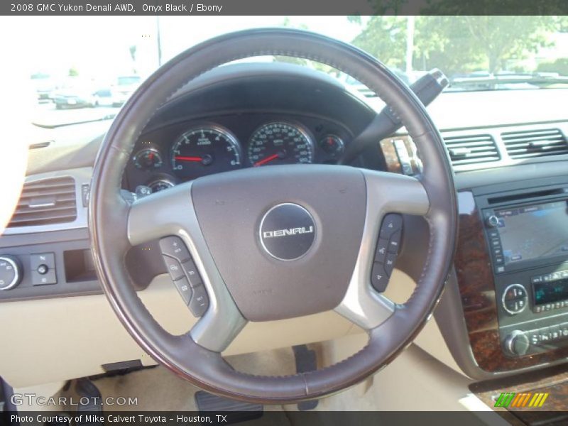 Onyx Black / Ebony 2008 GMC Yukon Denali AWD