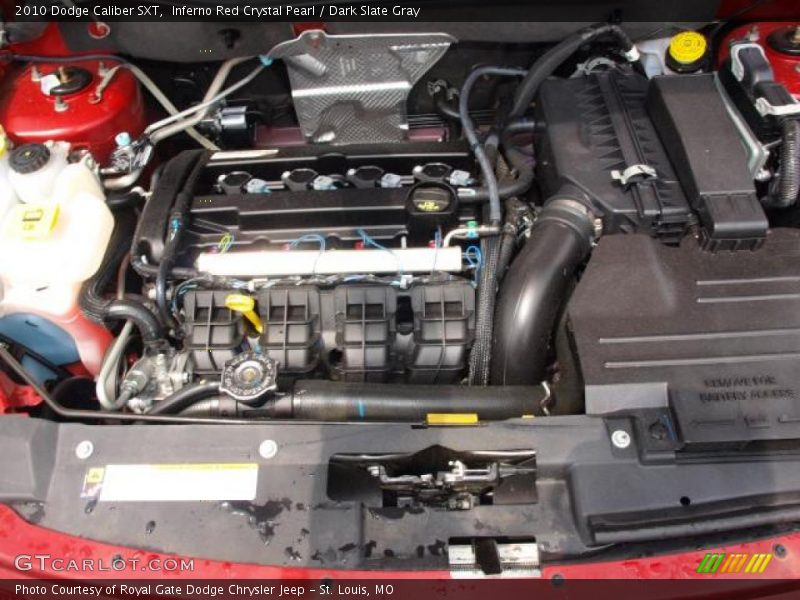 Inferno Red Crystal Pearl / Dark Slate Gray 2010 Dodge Caliber SXT