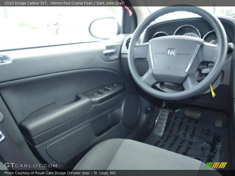Inferno Red Crystal Pearl / Dark Slate Gray 2010 Dodge Caliber SXT