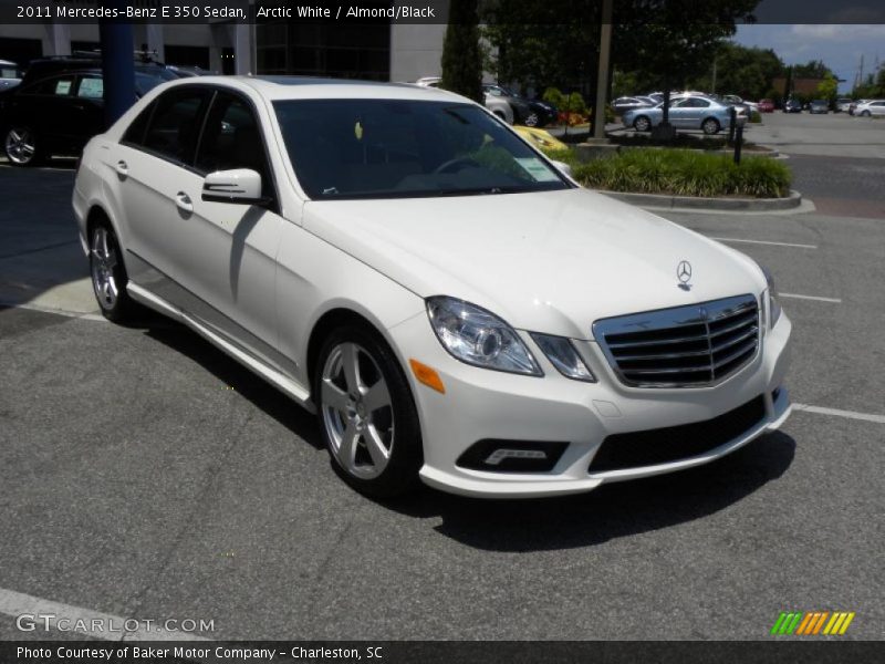 Arctic White / Almond/Black 2011 Mercedes-Benz E 350 Sedan