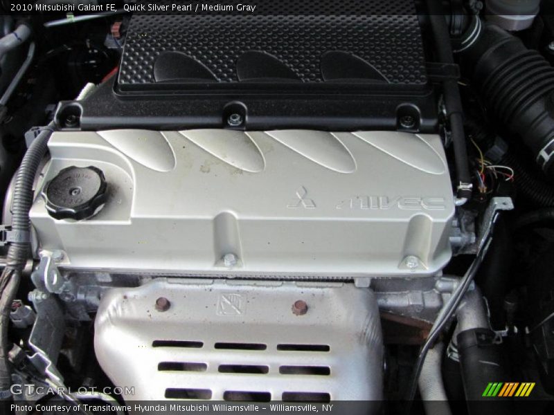 Quick Silver Pearl / Medium Gray 2010 Mitsubishi Galant FE