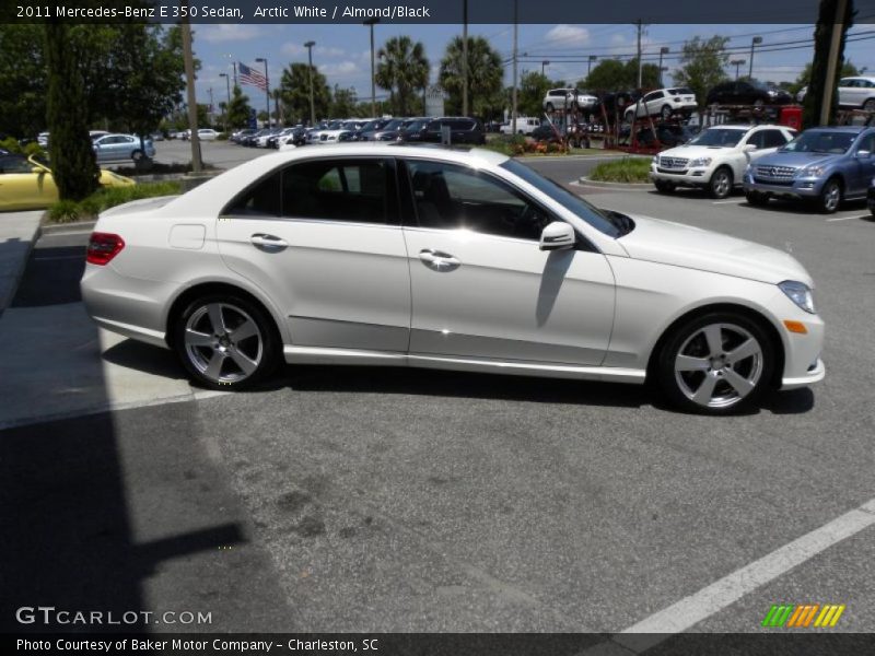 Arctic White / Almond/Black 2011 Mercedes-Benz E 350 Sedan