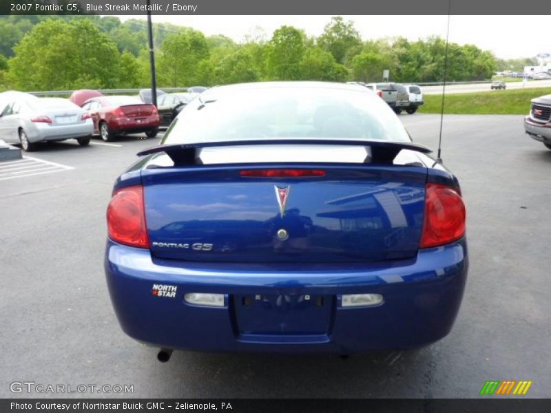 Blue Streak Metallic / Ebony 2007 Pontiac G5