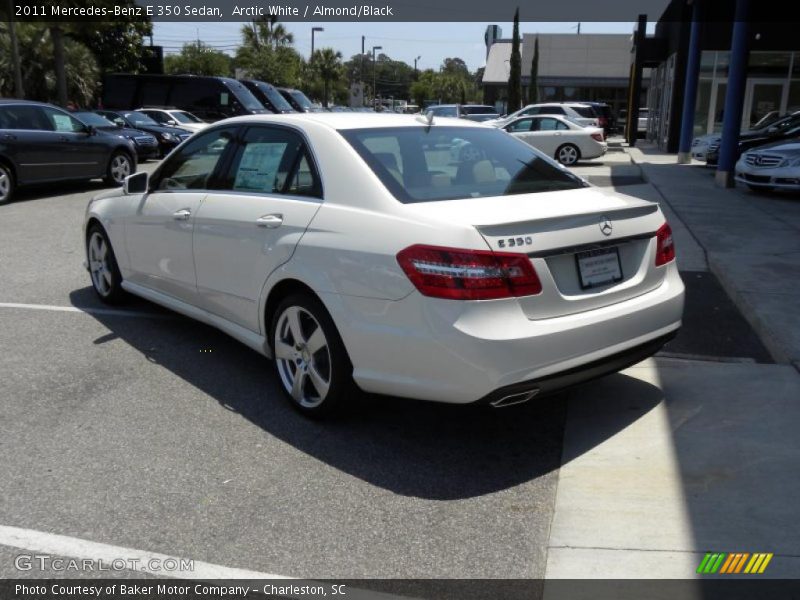 Arctic White / Almond/Black 2011 Mercedes-Benz E 350 Sedan