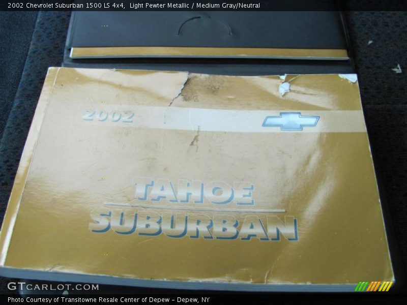 Light Pewter Metallic / Medium Gray/Neutral 2002 Chevrolet Suburban 1500 LS 4x4