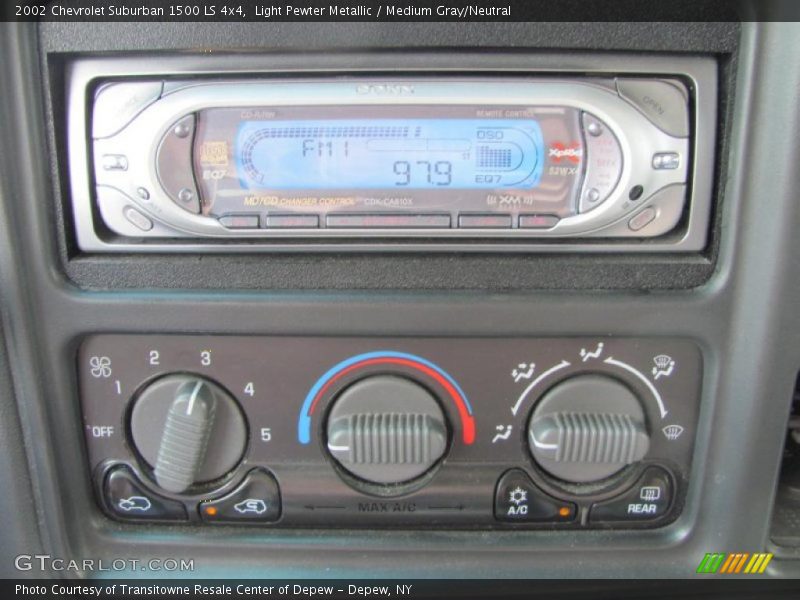 Light Pewter Metallic / Medium Gray/Neutral 2002 Chevrolet Suburban 1500 LS 4x4