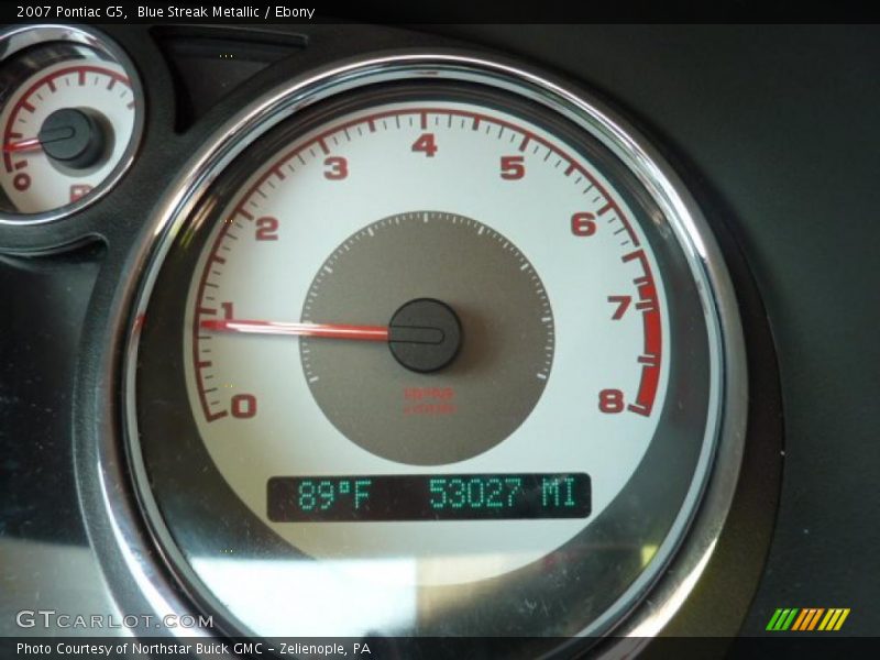 Blue Streak Metallic / Ebony 2007 Pontiac G5