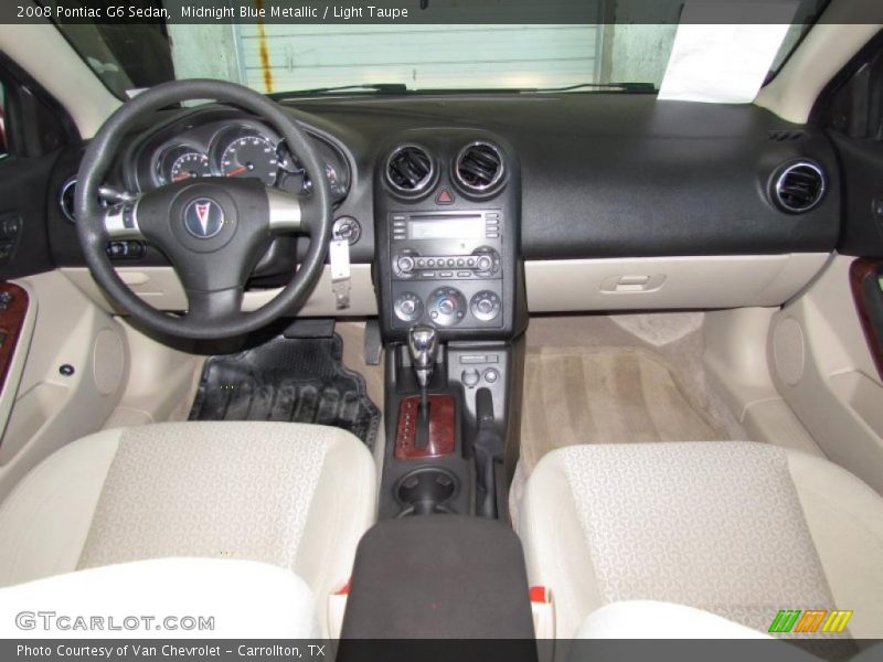 Midnight Blue Metallic / Light Taupe 2008 Pontiac G6 Sedan