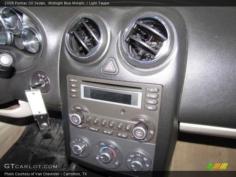 Midnight Blue Metallic / Light Taupe 2008 Pontiac G6 Sedan