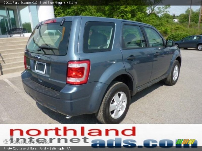 Steel Blue Metallic / Stone 2011 Ford Escape XLS