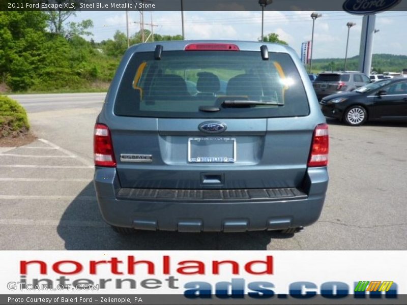 Steel Blue Metallic / Stone 2011 Ford Escape XLS