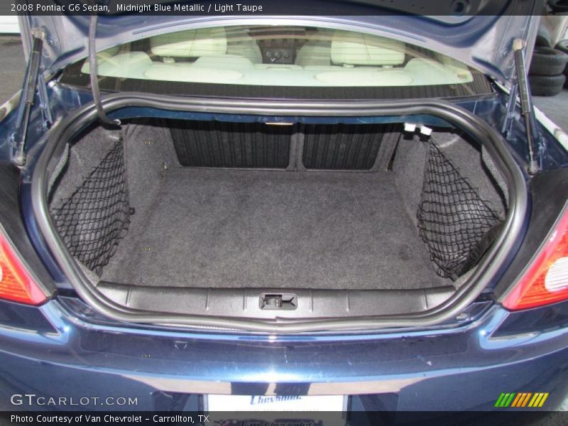 Midnight Blue Metallic / Light Taupe 2008 Pontiac G6 Sedan