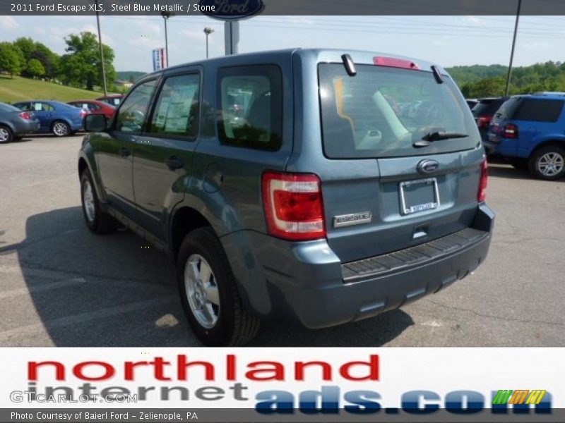 Steel Blue Metallic / Stone 2011 Ford Escape XLS