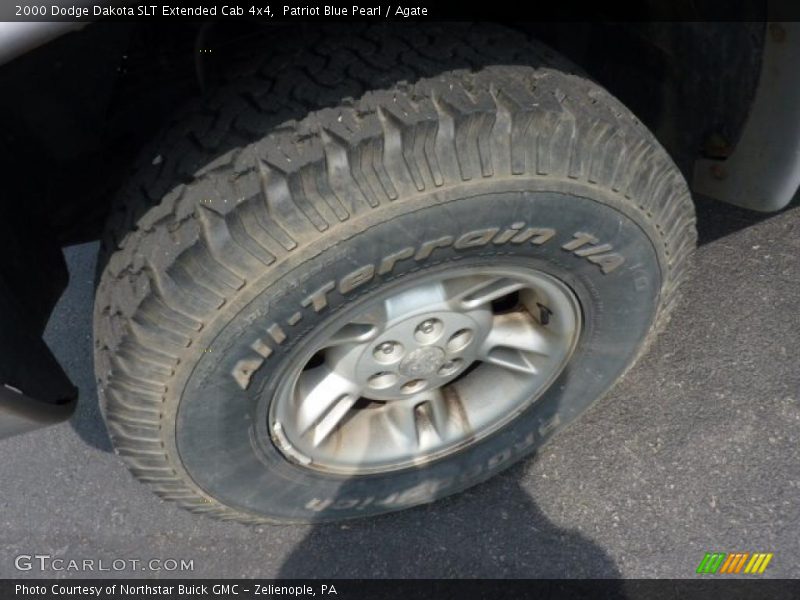 Patriot Blue Pearl / Agate 2000 Dodge Dakota SLT Extended Cab 4x4
